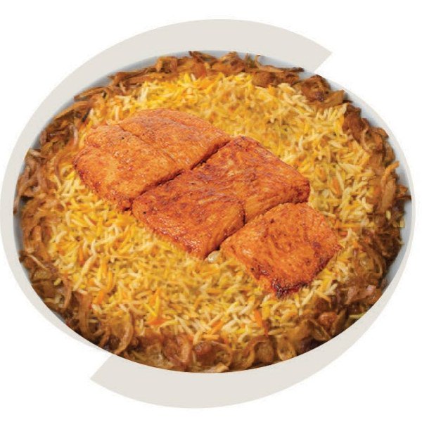وجبة فيليه سمك مشوي
