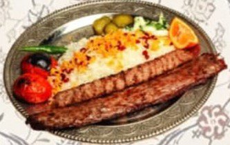 كباب سلطاني مع أرز