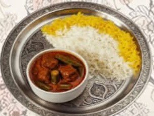 مرق بامية مع أرز