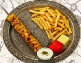 دجاج تيكا بالزعفران مع بطاطس