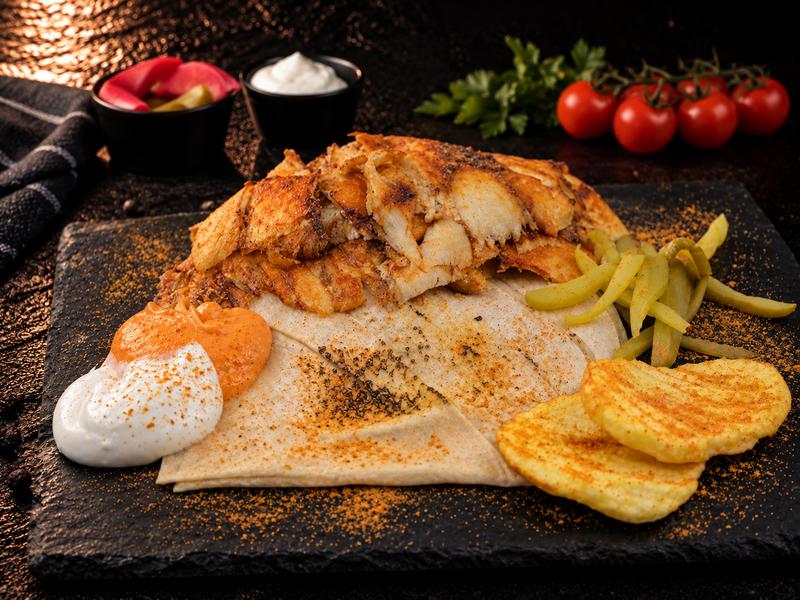 نیم کیلو شاورما مرغ