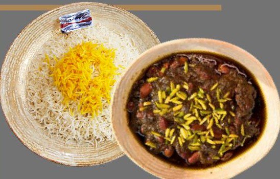 Ghormeh Sabzi with Rice