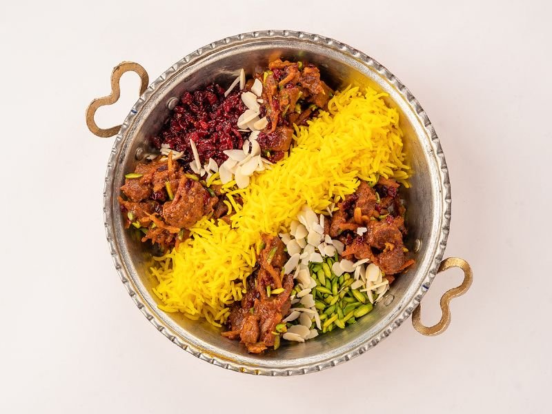 Chelo Khoresh-e Gheymeh Nesar
