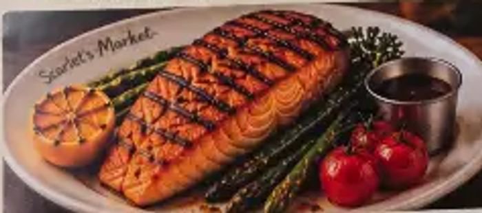 Grilled Salmon Steak