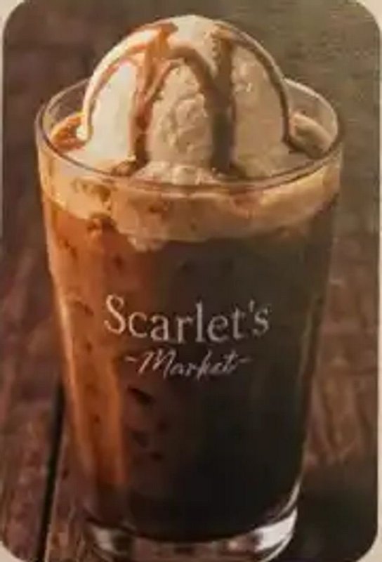 Ice Coffee with Ice Cream