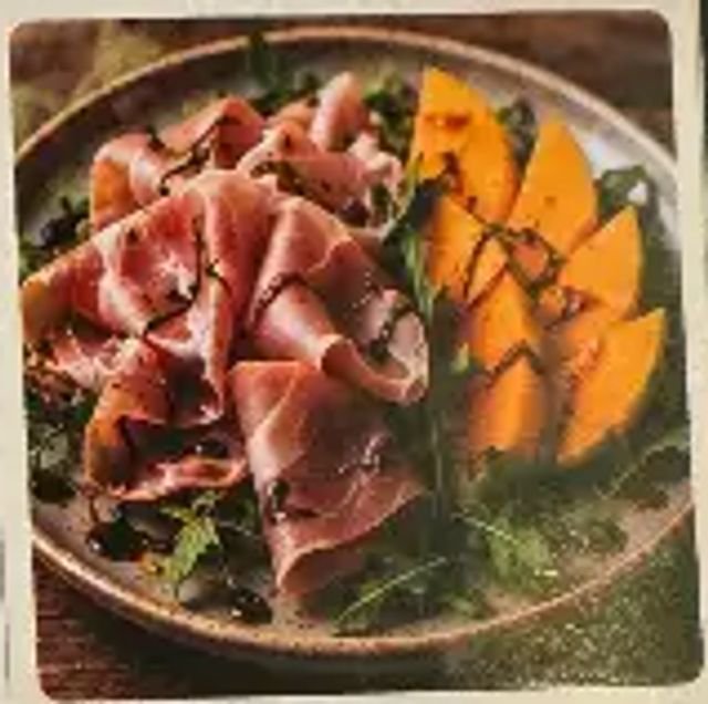 Smoked Ham with Melon & Rocket
