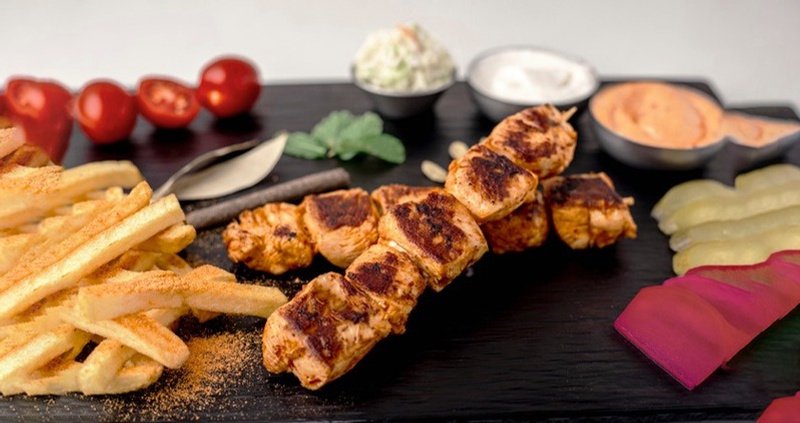 وجبة شيش طاووق